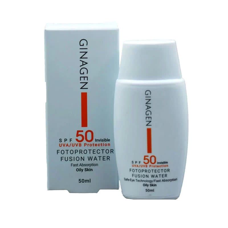 ضد آفتاب بی رنگ پوست خشک ژیناژن SPF 50