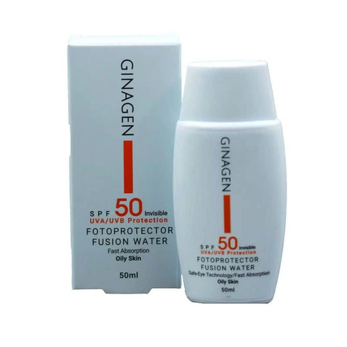 ضد آفتاب بی رنگ پوست خشک ژیناژن SPF 50