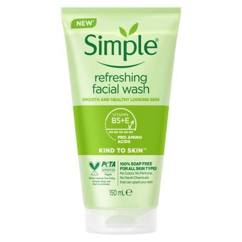 ژل شوینده صورت سیمپل مدل refreshing حجم 150 میل